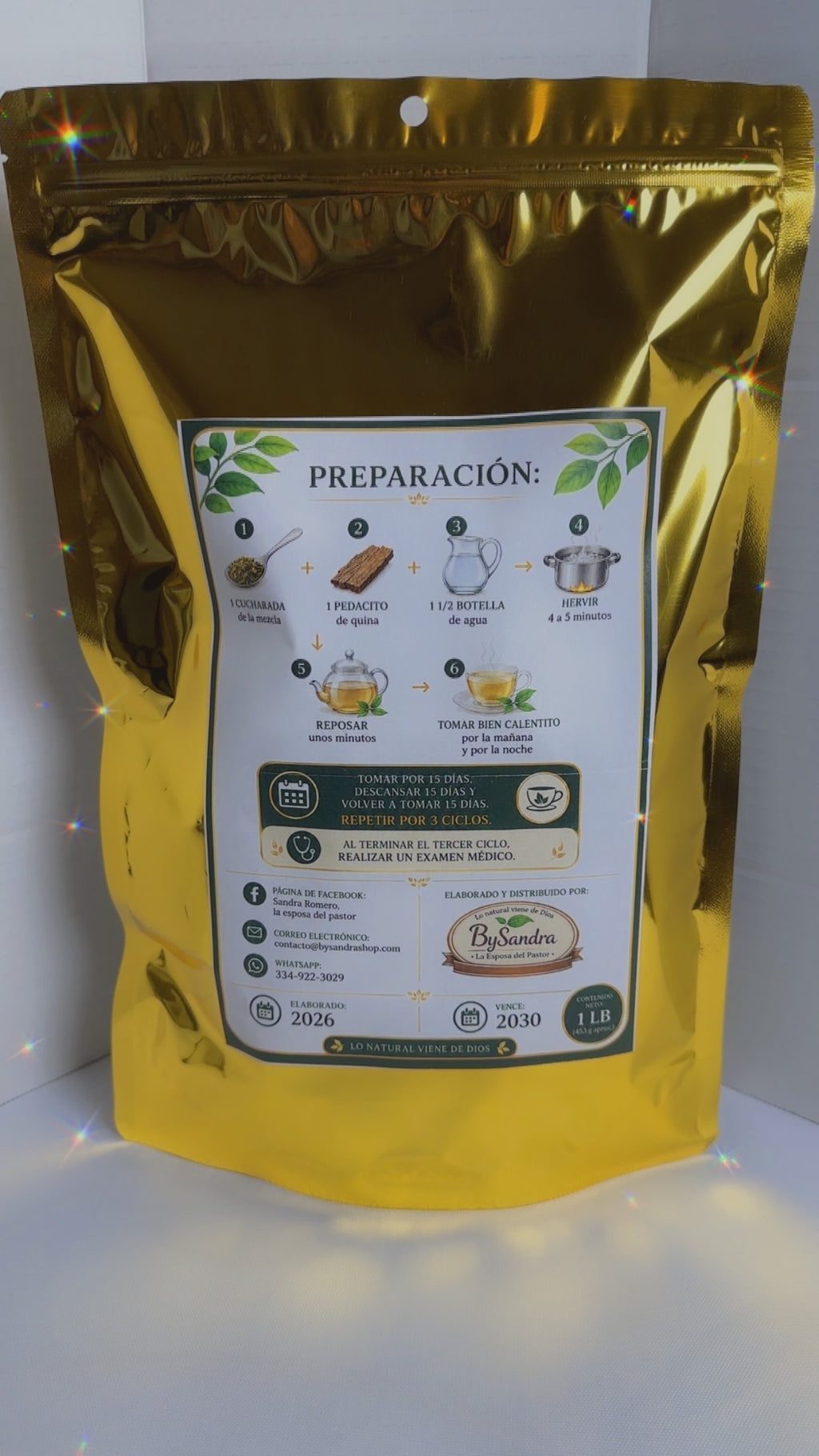 Limpieza de la Sangre – Mezcla Herbal Natural